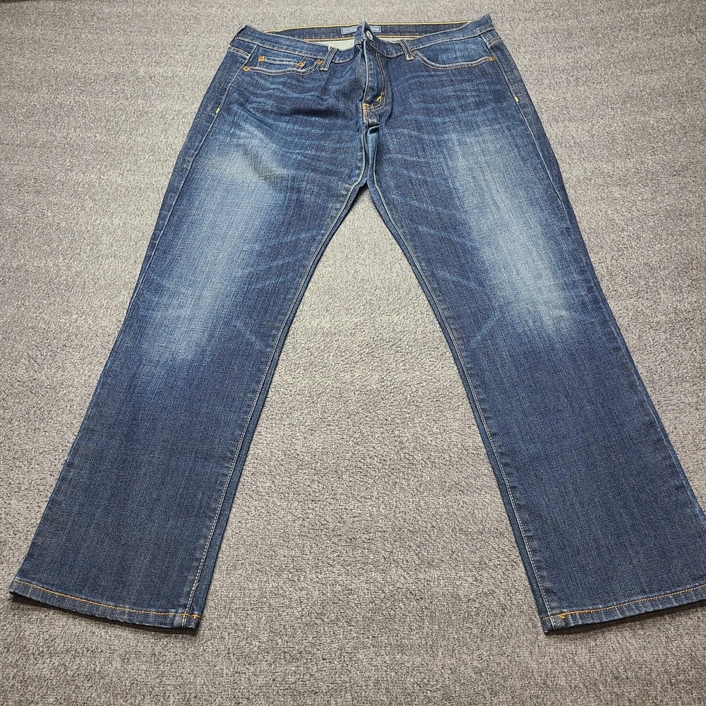 Levis Boyfriend Jeans Womens 11 Straight Leg Stretch Denim Pants Medium Wash‎